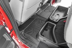 Rough Country Suspension Systems - Rough Country Front/Rear Floor Liners Black for 22-24 Frontier Crew M-80515 - Image 4