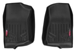 Rough Country Front Floor Liners Black for Jeep JL/JT M-6150