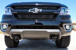 Rough Country Suspension Systems - Rough Country Front Tow Hook Brackets Black 15-22 Colorado RS166 - Image 5