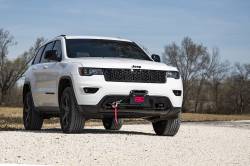 Rough Country Suspension Systems - Rough Country Hawse Fairlead License Plate Mount Bracket Black RS138 - Image 3