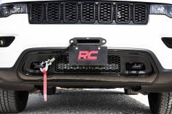 Rough Country Suspension Systems - Rough Country Hawse Fairlead License Plate Mount Bracket Black RS138 - Image 5