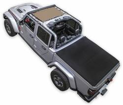 SpiderWebShade Mesh Bikini Top Tan for Gladiator SWS-SHDKNI-01-JT-TAN