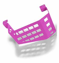 Steinjager Wheel Well Storage Basket-Hot Pink for Wrangler JL 4DR J0054119