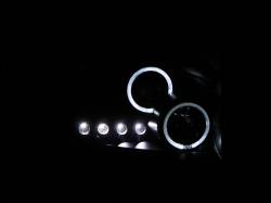 Anzo USA - Anzo 111210 Chrome Projector Headlight Set w/LED Halo for Ram Trucks - Image 2