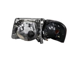 Anzo USA - Anzo USA 111041 Crystal Headlight w/Corners Black for 01-05 Explorer Sport Trac - Image 2