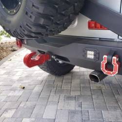 Royal Hooks - Royal Hooks Billet Aluminum 2" Hitch Hook Tow Hook Red RHO-12007-RD - Image 3