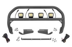Rough Country 51105 Black Front Bumper Nudge Bar w/LED for 21-26 Ford Bronco