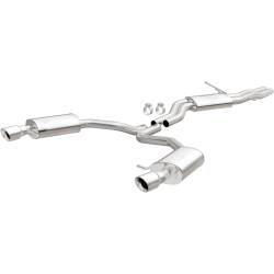 MagnaFlow Exhaust Products - MagnaFlow 19159 Touring Series Stainless Cat-Back System for AUDI - Image 1