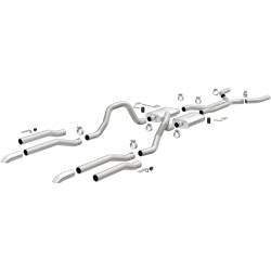 MagnaFlow Exhaust Products - MagnaFlow 19303 Street Series Straight-Through Stainless Crossmember-Back System - Image 1