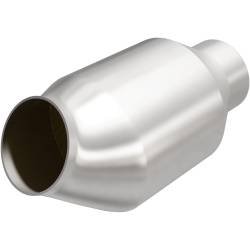 MagnaFlow Exhaust Products - MagnaFlow 59975 Universal Catalytic Converter 7.375"L x 4"W Round - Image 1