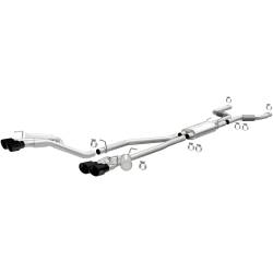 MagnaFlow Exhaust Products - MagnaFlow 19515 Street Series Black Chrome Cat-Back System - Image 1