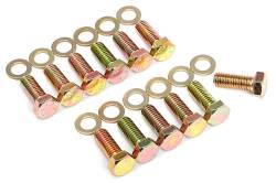 Trans-Dapt Performance - Trans-Dapt 4923 Intake Manifold Bolts 3/8-16 1" Long Yellow Zinc Hex Head 12PC - Image 1