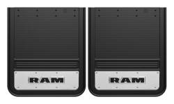 Gatorback - Gatorback 21"x24" Rear Dually Black Mud Flaps for Ram Text Logo GB2124RT - Image 1