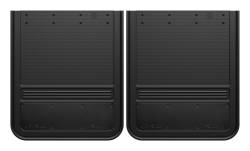 Gatorback - Gatorback 21"x24" Rear Dually Black Mud Flaps Blank Black GB2124AA - Image 1