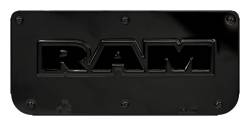 Gatorback - Gatorback Replacement 14" Mud Flap Plate Gunmetal for Ram Text Logo GM759684 - Image 1