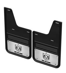 Gatorback 12" Black Rear Mud Flaps for Ram Pickups GCR33R-RV