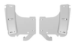Gatorback 12" Front Mud Flap Brackets-Silver Ford Super Duty GB759841