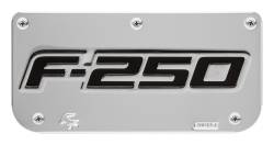 Gatorback - Gatorback Replacement 12" Mud Flap Plate Stainless F250 Logo GB755636 - Image 1