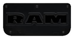 Gatorback - Gatorback Replacement 12" Mud Flap Plate Black for Ram Text Logo GB770217 - Image 1