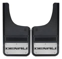 Gatorback - Gatorback 12"x23" Cut-Style Black Mud Flaps Denali Logo GB1223CUTD - Image 1