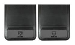 Gatorback - Gatorback 21"x24" Rear Dually Black Mud Flaps for Ram Head Logo GM2124RV - Image 1