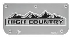 Gatorback - Gatorback Replacement 12" Mud Flap Plate Stainless High Country Logo GB759221 - Image 1