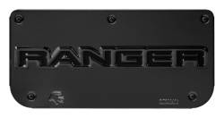 Gatorback - Gatorback Replacement 12" Mud Flap Plate Gunmetal Ranger Logo GM767008 - Image 1