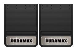 Gatorback - Gatorback 19"x24" Rear Dually Black Mud Flaps Duramax Logo GB1924DX-2 - Image 1