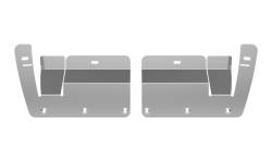 Gatorback 12" Rear Mud Flap Brackets-Silver Silverado GB766385