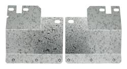 Gatorback 12" Rear Mud Flap Brackets-Silver Ford F150 GB755006