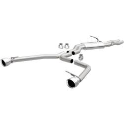 MagnaFlow Exhaust Products - MagnaFlow 15378 Touring Series Stainless Cat-Back System for 14-17 Audi Q5 - Image 1