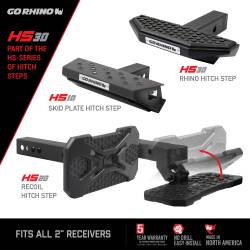 Go Rhino - Go Rhino HS3012T HS-30 Hitch Step - Image 9
