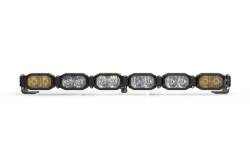 Morimoto BAR-1ROW-012 24" 6-Pod HXB 1 Row Banger Bar LED Light Bar White/Yellow