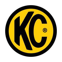 KC Hilites - KC HiLiTES 9910 Decal 6" Round KC Logo Yellow Black Each - Image 1