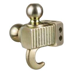 CURT - Replacement Hook & Step Dual-Ball for Adjustable Channel Mount Fits 45904 - Image 1