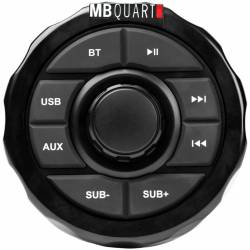 MB Quart - MB Quart Nautic 160 Watt Multimedia Source Receiver Unit Black GMR-1.5B - Image 1