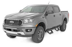 Rough Country Suspension Systems - Rough Country SRX2 Drop Step Nerf Bars Black 19-24 Ranger Crew 51089 - Image 3