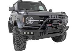 Rough Country Suspension Systems - Rough Country Black Front Bumper Safari Bar 21-25 Ford Bronco 51110 - Image 3