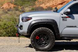 Rough Country Suspension Systems - Rough Country A-T11621 Defender Black Fender Flares for 16-23 Toyota Tacoma - Image 3