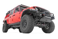 Rough Country Suspension Systems - Rough Country Power Running Boards Black for 20-24 Gladiator JT 44008 - Image 2