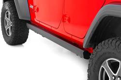 Rough Country Suspension Systems - Rough Country PSR610430 Power Running Boards Black for 18-26 Wrangler JL 4DR - Image 2