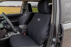 Rough Country Suspension Systems - Rough Country Front/Rear Seat Covers Black for 11-24 Toyota 4Runner 91053 - Image 4