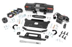 Rough Country Suspension Systems - Rough Country 92062 Front Winch Mount Kit w/Winch Black for Honda Talon 1000 - Image 1