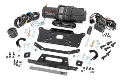 Rough Country Suspension Systems - Rough Country 92061 Front Winch Mount Kit w/Winch Black for Honda Talon 1000 - Image 1