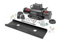 Rough Country Suspension Systems - Rough Country Front Winch Mount w/PRO9500S Winch for Mahindra Roxor 92073 - Image 2
