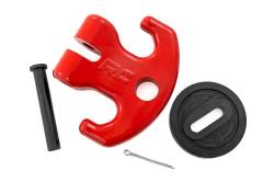 Rough Country Suspension Systems - Rough Country Multifunction Aluminum UTV Winch Cleat Hook Red RS177R - Image 5