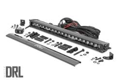 Rough Country Suspension Systems - Rough Country 70720BLDRLA Black Series 20" Single Row DRL LED Light Bar Each - Image 2