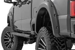Rough Country Suspension Systems - Rough Country F-F20231 Pocket Fender Flares Black for 23-26 Ford F250/F350 SD - Image 2