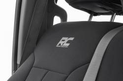 Rough Country Suspension Systems - Rough Country Front/Rear Seat Covers Black 11-16 Super Duty Crew 91055 - Image 4