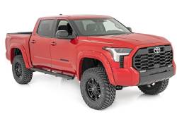 Rough Country Suspension Systems - Rough Country 4.5" Oval Tube Nerf Steps Black for 22-25 Tundra CrewMax 21014 - Image 2